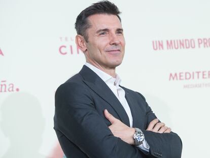El presentador Jesús Vázquez en un estreno de cine el 23 de enero de 2020.
