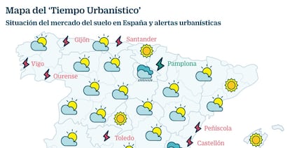 Mapa del tiempo urban&iacute;stico