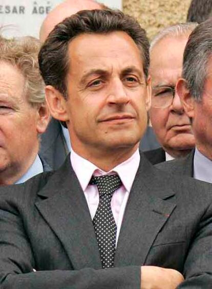 Nicolas Sarkozy, el pasado viernes en los Alpes franceses.