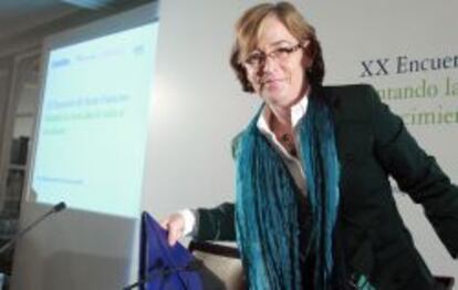 La presidenta de Sareb, Belén Romana.