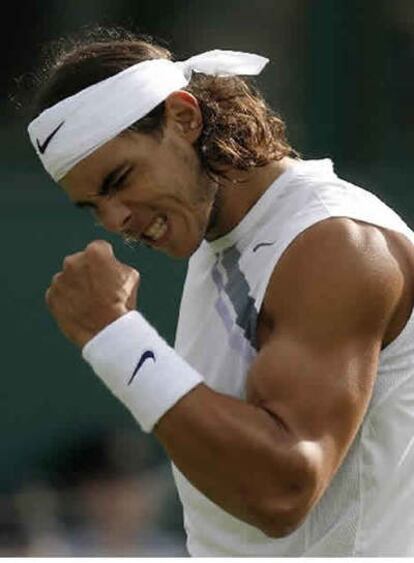 Nadal celebra su triunfo