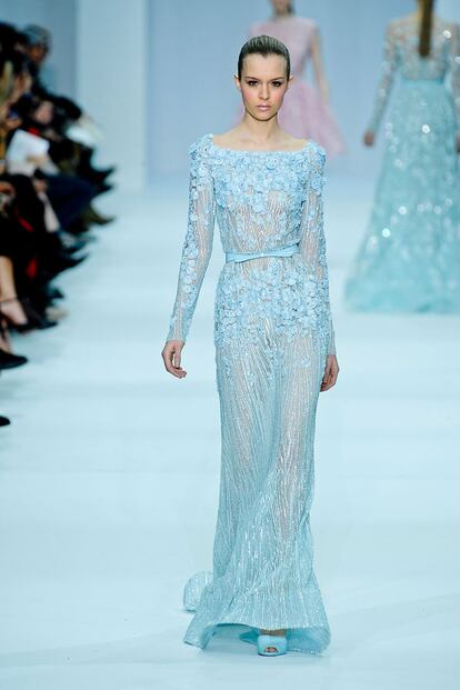 Las princesas de color de fresa de Elie Saab