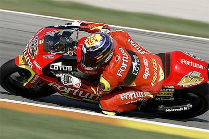 Jorge Lorenzo, durante los entrenamientos.