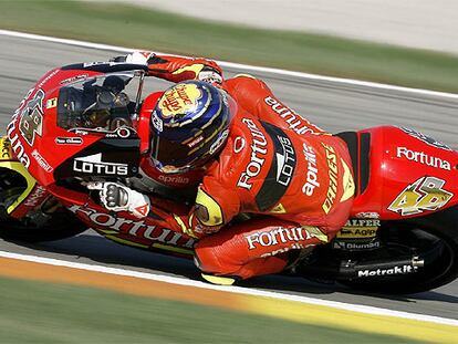 Jorge Lorenzo, durante los entrenamientos.