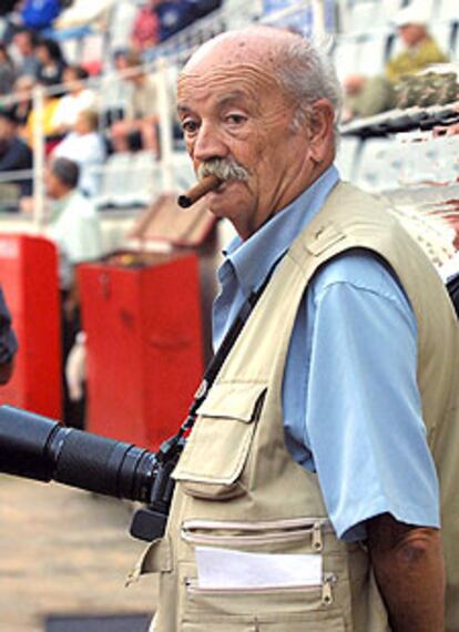 El fotógrafo Francisco Sebastián, en Barcelona.