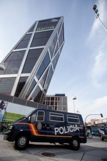 Oficinas de Bankia en una de las Torres Kio.