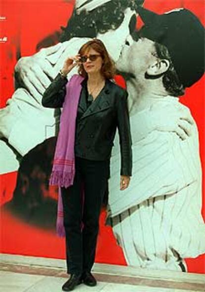 La actriz Susan Sarandon, ayer en Sevilla.