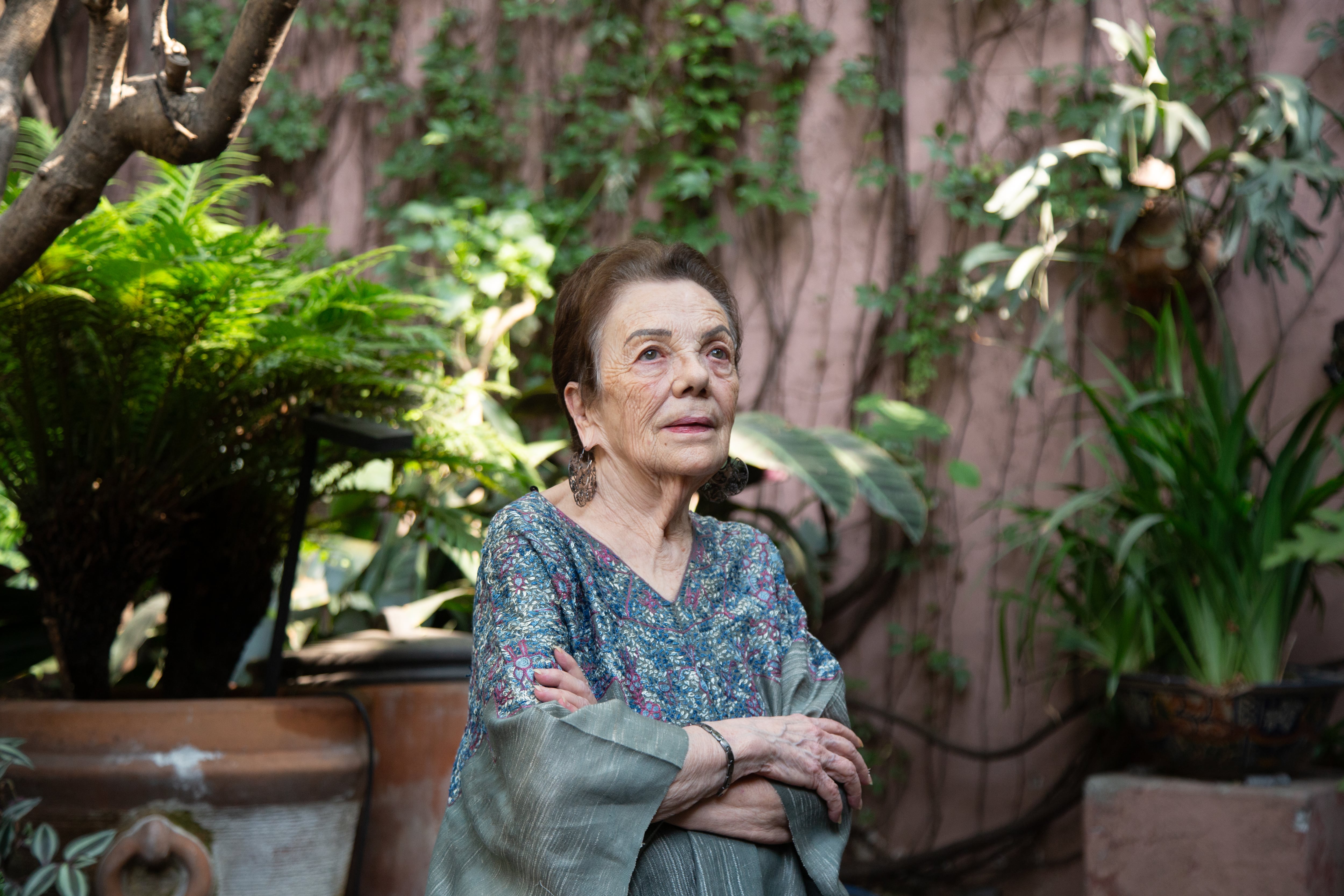 Graciela Iturbide en su casa, en Ciudad de México, el 23 de mayo de 2025. 