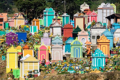 Cementerio en Chichicastenango, Guatemala.