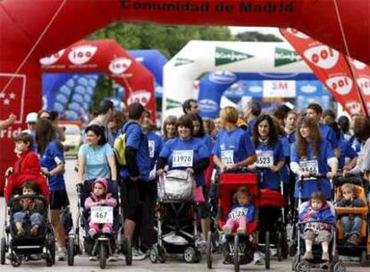 Participantes en la V edición de la Carrera de la Mujer.