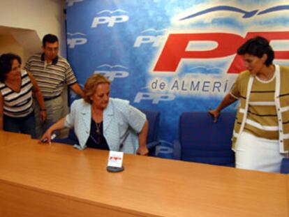 María Muñiz, Francisco Amizián, Ana Toro y Carmen Navarro.