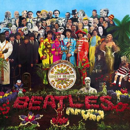 Portada del disco "Sgt Pepper's" de The Beatles.