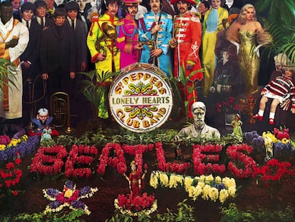 Portada del disco &quot;Sgt Pepper&#039;s&quot; de The Beatles.