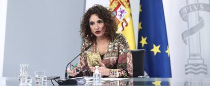 La ministra de Hacienda y portavoz del Gobierno, María Jesús Montero.