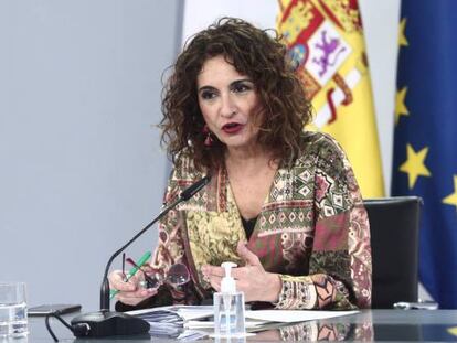 La ministra de Hacienda y portavoz del Gobierno, María Jesús Montero.