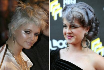 De izquierda a derecha: Pixie Geldof y Kelly Osbourne.