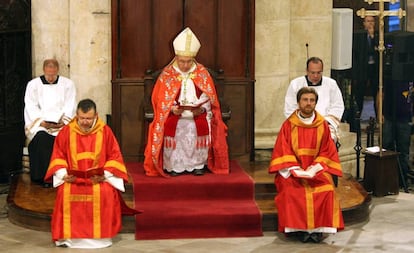 El arzobispo de Tarragona, Jaume Pujol Balcells.