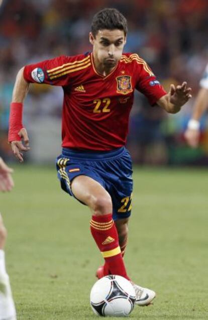 Navas, en la Eurocopa de 2012.