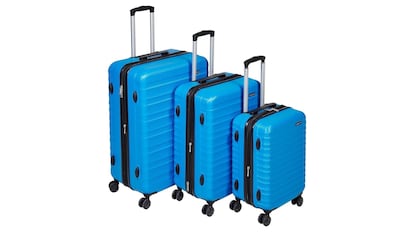 Pack de tres maletas Amazon Basics.