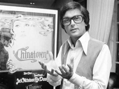 Robert Evans, en sus oficinas de Beverly Hills en 1974, en una entrevista sobre 'Chinatown'.