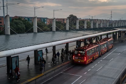 Cierre de estación TransMilenio Marly