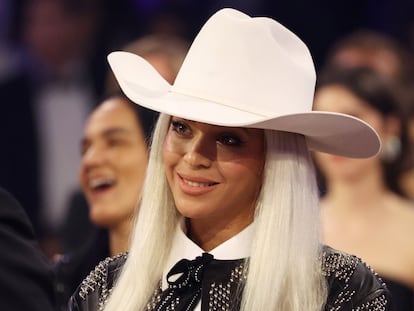 Beyoncé at the Grammy Awards held in Los Angeles, California, on February 4, 2024.