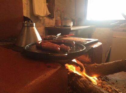 O forno à lenha, um dos trunfos da comida mineira.