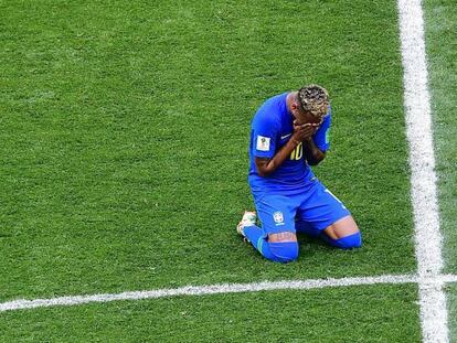 Neymar, após a vitória contra Costa Rica.