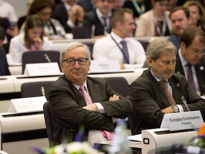 Jean-Claude Juncker, el 14 de mayo en Bruselas.