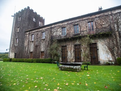 Vistas del Pazo de Meirás el día del acto de entrega de las llaves por parte de la familia Franco a las autoridades gallegas.