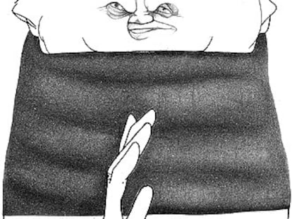 Caricatura de Joseph Ratzinger