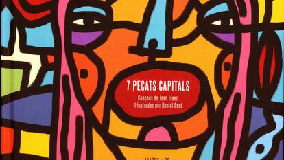 Portada del llibre-disc '7 pecats capitals'.