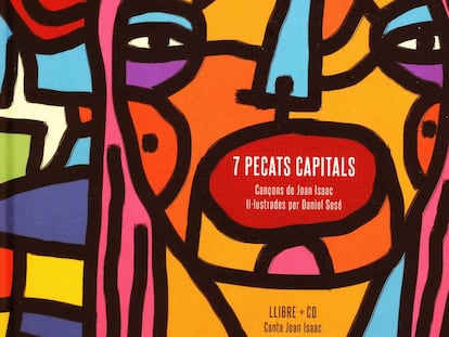 Portada del llibre-disc '7 pecats capitals'.