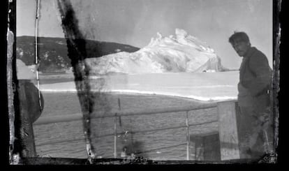Uma das fotos do legado de Shackleton.