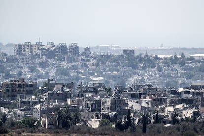 La localidad de Beit Hanoun, en el norte de la franja de Gaza, el 2 de junio.