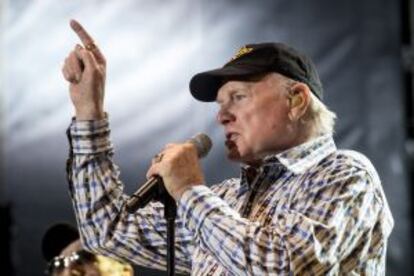 Mike Love, cantante de los Beach Boys, grupo que frecuenta los eventos del Partido Republicano. 