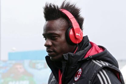 Mario Balotelli, delantero del Milan.