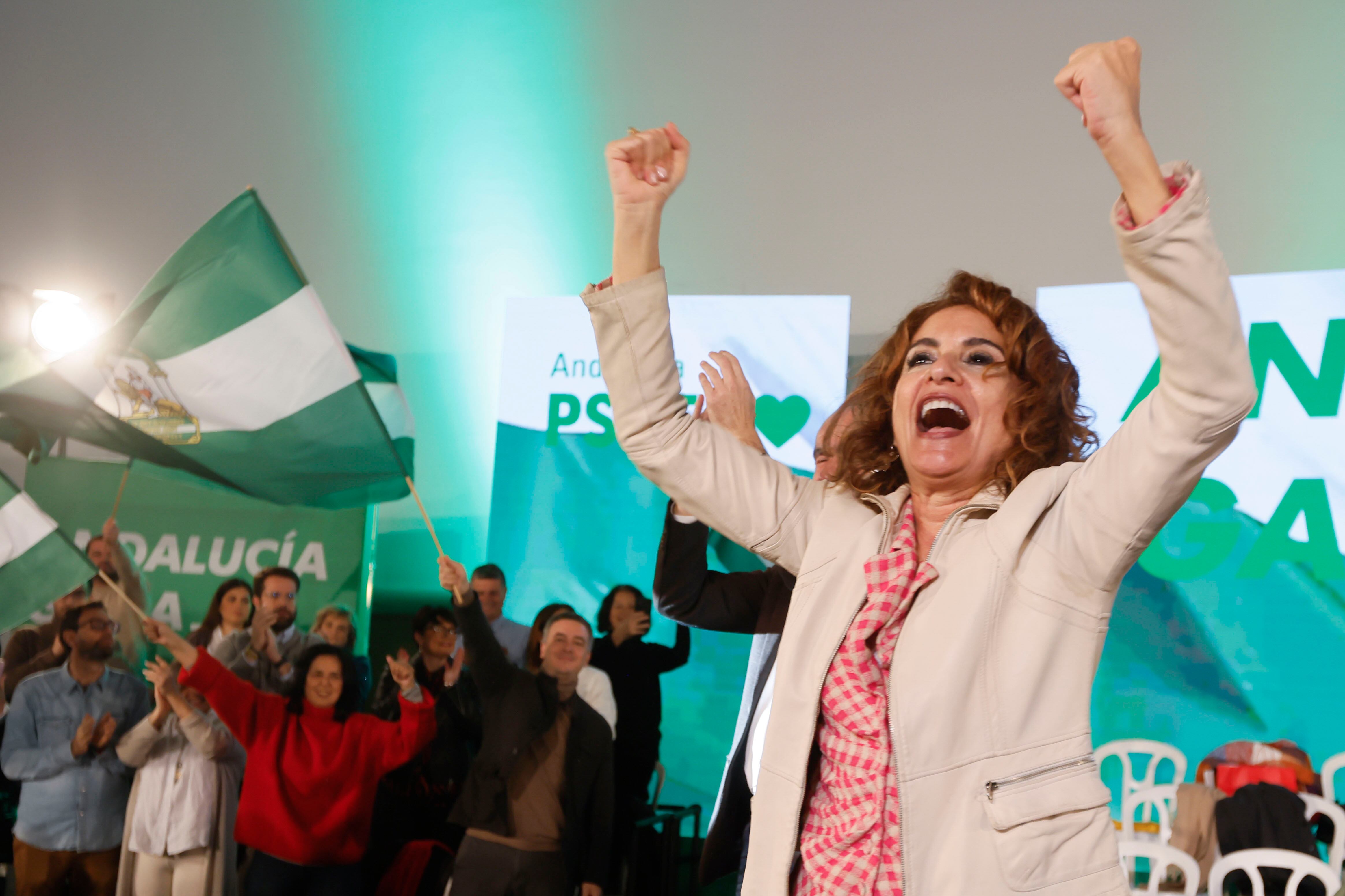 El PSOE andaluz vuelve al verde