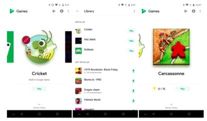 El nuevo diseño de Google Play Games viene con tres juegos gratis debajo del brazo