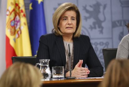 La ministra de Treball, Fátima Báñez.