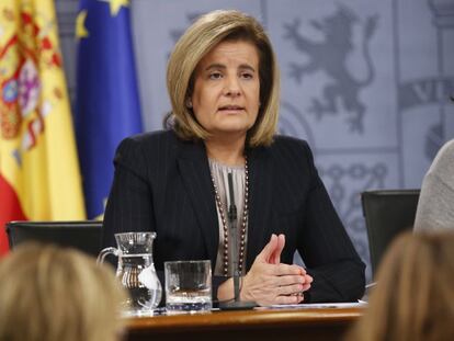 La ministra de Treball, Fátima Báñez.