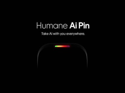 AI Pin, un teléfono sin pantalla que proyecta imágenes donde quieras