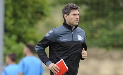 Mauricio Pellegrino, en su etapa con el Alavés.