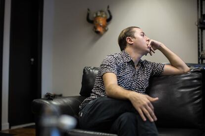 Alexandre Santos durante a entrevista.