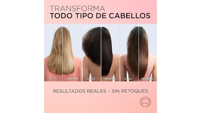 Este spray antiencrespamiento deja una melena suave y brillante. .