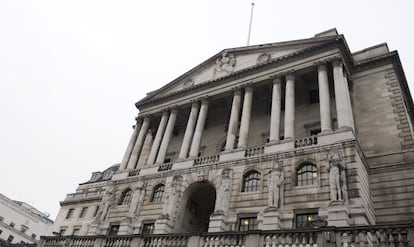 Sede del Banco de Inglaterra en Londres, Reino Unido.