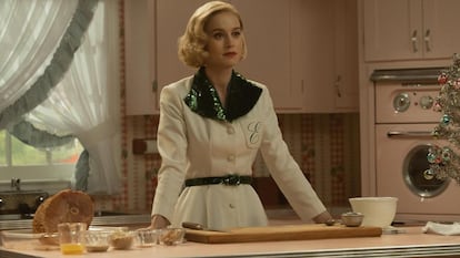 Brie Larson en 'Cocina con química'.