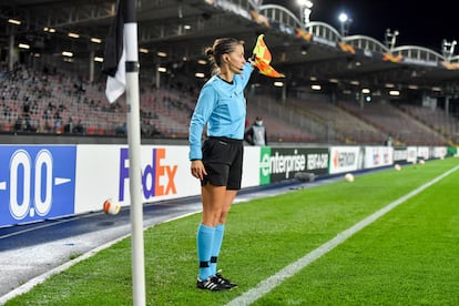 Guadalupe, en el partido Lask-Ludogorets de la Liga Europa.