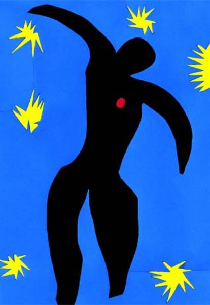 <i>Ícaro 1943-44,</i> hoja número VIII de la serie <i>Jazz</i> (1947), de Matisse (Holstebro Kunstmuseum Denmark, Archivo Matisse).