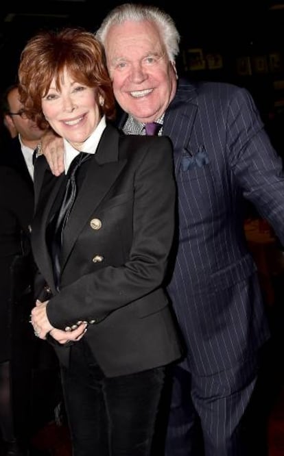 Robert Wagner y su actual Jill St. John en Neuva York el pasado noviembre.